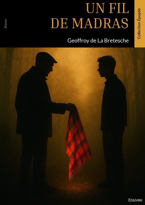 Couverture ebook de Un fil de madras, de Geoffroy de la Bretesche