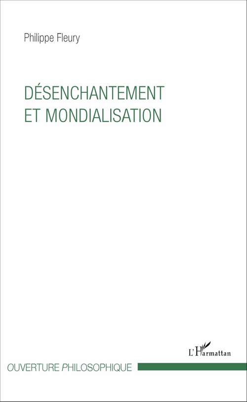 ebook cover of Désenchantement et mondialisation, by Philippe Fleury