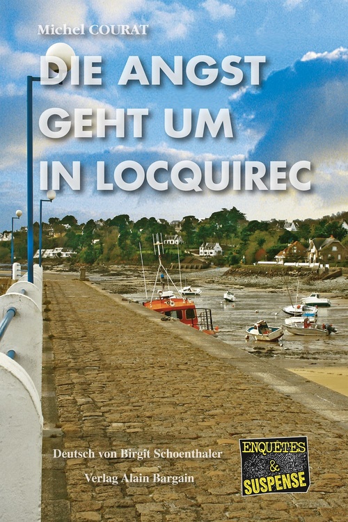 Couverture ebook de Die Angst geht um in Locquirec, de Astrid Buntge, Michel Courat