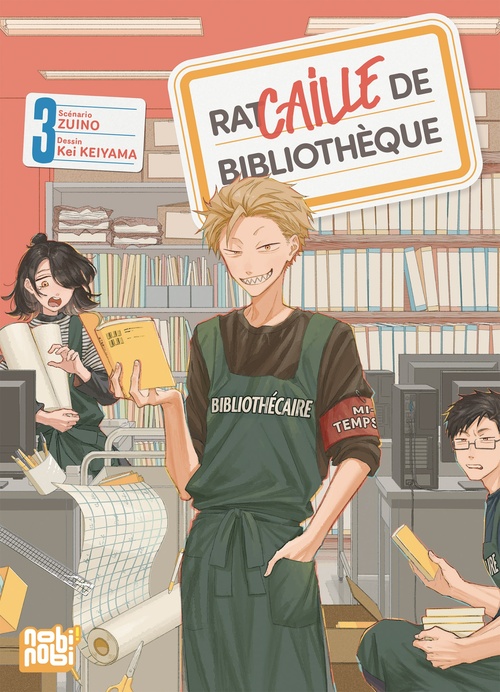 Couverture ebook de Racaille de bibliothèque T03, de Kei Keiyama