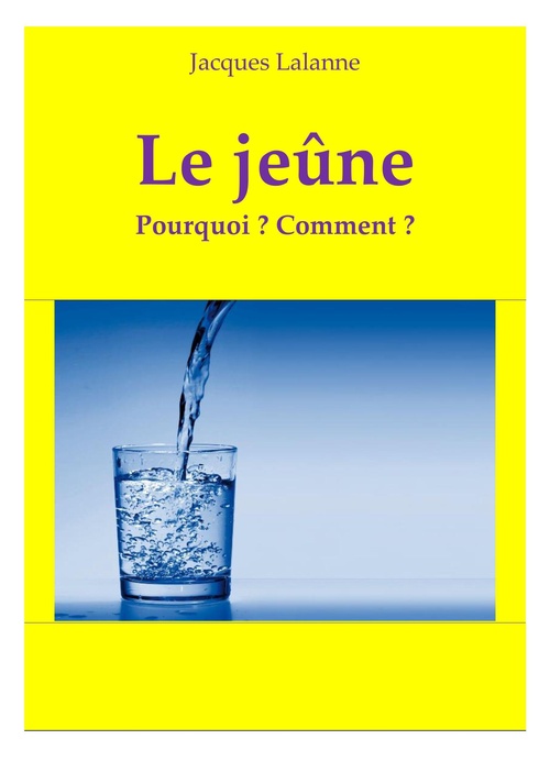 ebook cover of Le jeûne, by Jacques Lalanne
