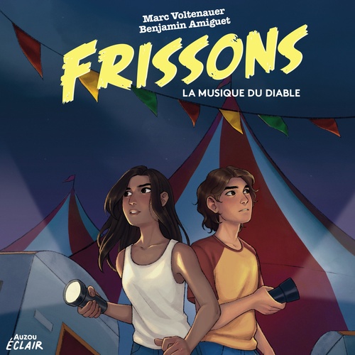 Couverture audiobook de Frissons - La musique du diable, de Marc Voltenauer, AMIGUET Benjamin VOLTENAUER Marc