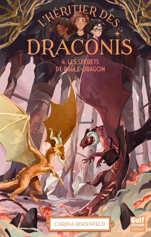 ebook cover of L'Héritier des Draconis - Nouvelle édition - Tome 4 Les Secrets de Brûle-Dragon, by Carina Rozenfeld