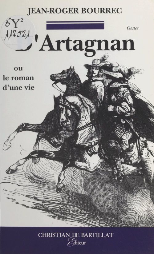 Couverture ebook de D'Artagnan, de Jean-Roger Bourrec
