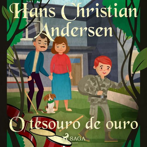 audiobook cover of O tesouro de ouro, by Hans Christian Andersen