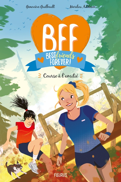 ebook cover of Course à l'amitié, by Geneviève Guilbault, Marilou Addison