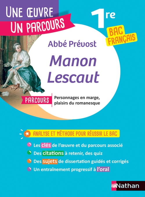 ebook cover of Manon Lescaut - Personnages en marge, plaisirs du romanesque, by Abbé Prévost, Marie-Hélène Dumaître