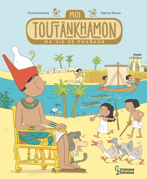 Couverture ebook de Le journal de Toutankhamon, de Viviane Koenig