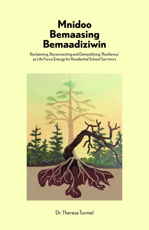 Couverture ebook de Mnidoo Bemaasing Bemaadiziwin, de Theresa Turmel