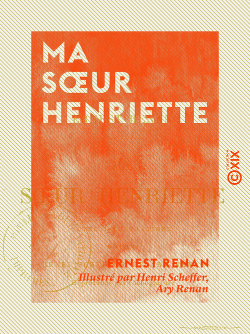 Couverture ebook de Ma soeur Henriette, de Ernest Renan