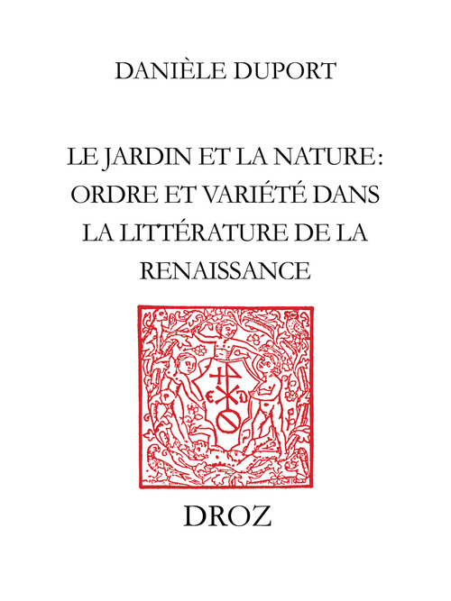 Couverture ebook de Le Jardin et la nature, de Duport Dani Le