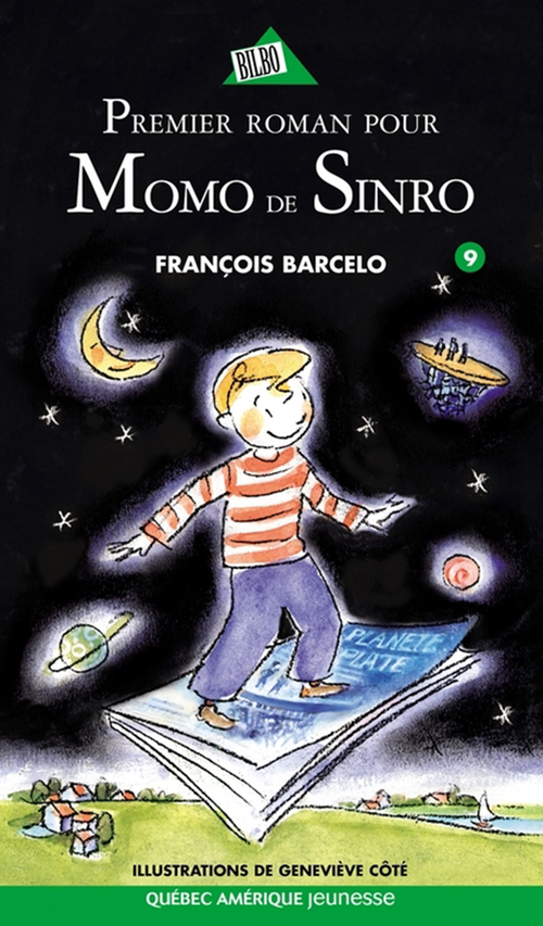 Couverture ebook de Momo de Sinro 09 - Premier roman pour Momo de Sinro, de François Barcelo