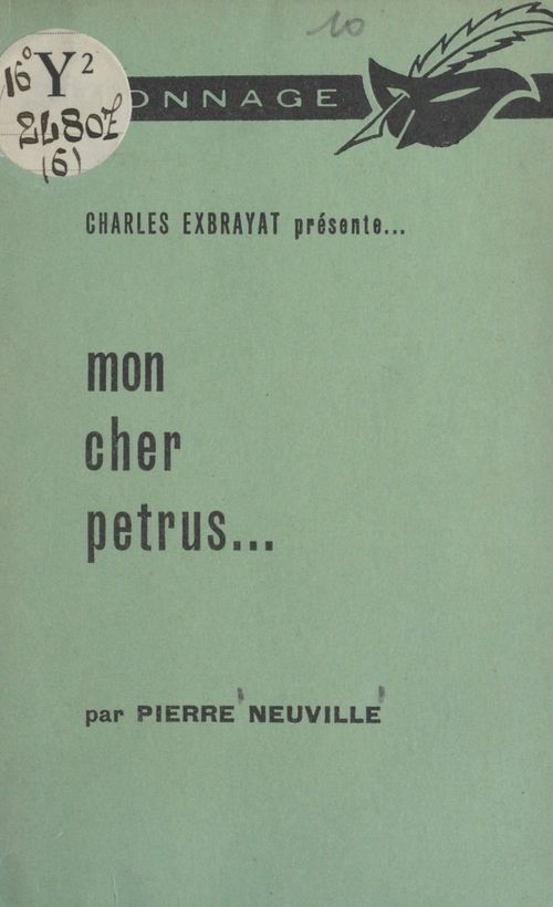 ebook cover of Mon cher Petrus..., by Pierre Neuville