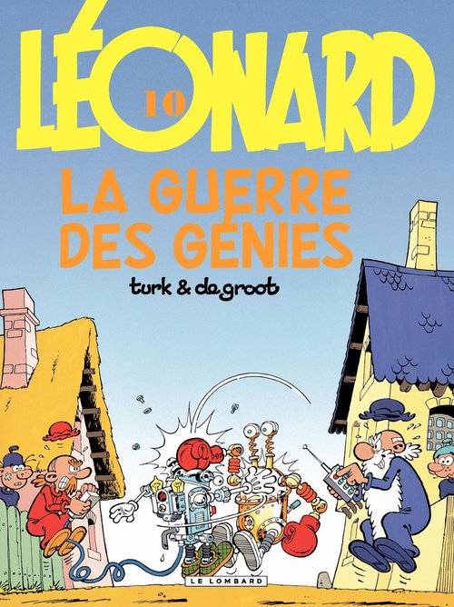 Couverture ebook de Léonard - Tome 10 - La guerre des génies, de Bob De Groot, Turk
