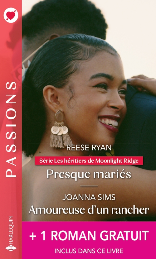 ebook cover of Presque mariés - Amoureuse d'un rancher + 1 roman gratuit, by Kathie DeNosky, Reese Ryan, Joanna Sims