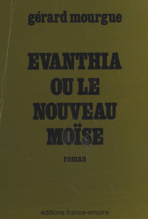 ebook cover of Évanthia, by Gerard Mourgue