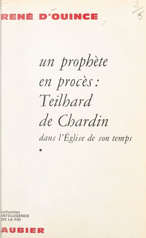 Couverture ebook de Un prophète en procès (1), de Rene D''Ouince