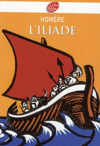 Couverture ebook de L'Iliade - Texte abrégé, de Homère
