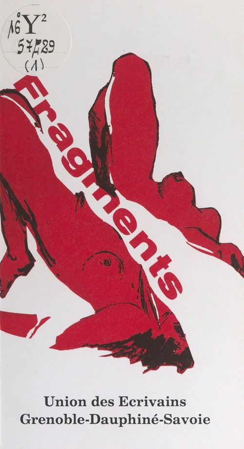 Couverture ebook de Fragments, de Union Des Ecrivains Grenoble-Dauphine-Sa