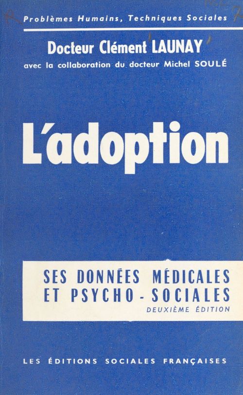 ebook cover of L'adoption, by Clement Launay, Michel Soule