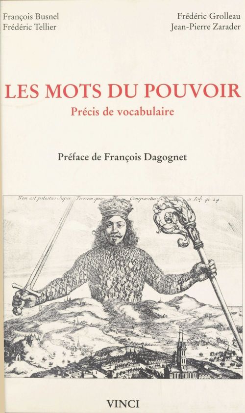 Couverture ebook de Les mots du pouvoir : précis de vocabulaire, de Busnel