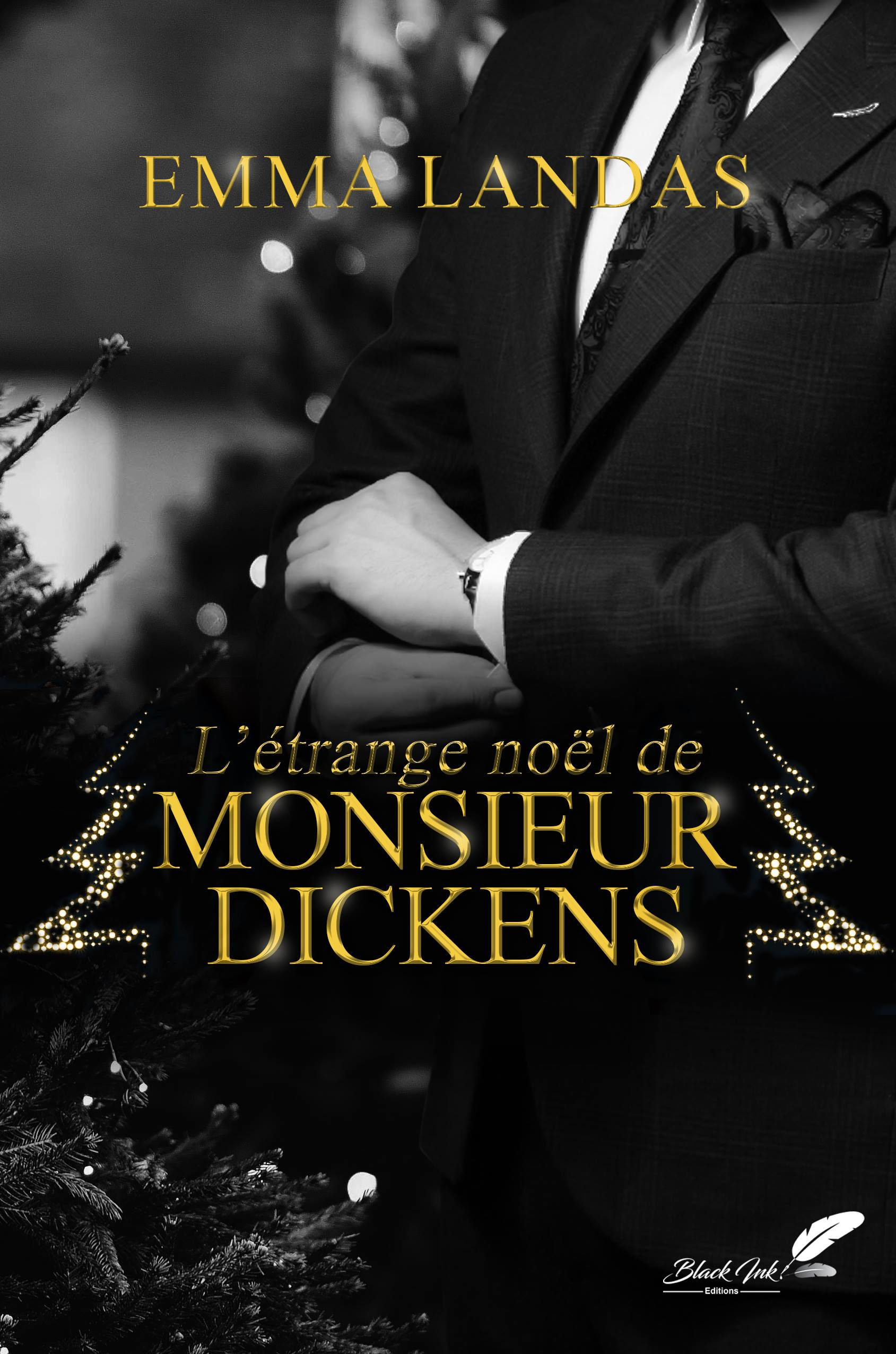 Couverture ebook de L'étrange Noël de Mr Dickens, de Emma Landas