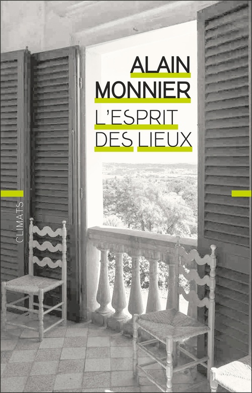 Couverture ebook de L'esprit des lieux, de Alain Monnier