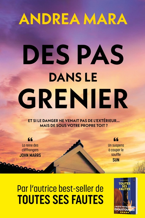 ebook cover of Des pas dans le grenier, by Andrea Mara