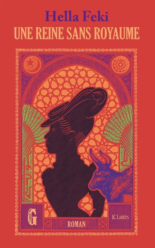 ebook cover of Une reine sans royaume, by Hella Feki