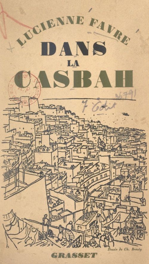 Couverture ebook de Dans la Casbah, de Lucienne Favre
