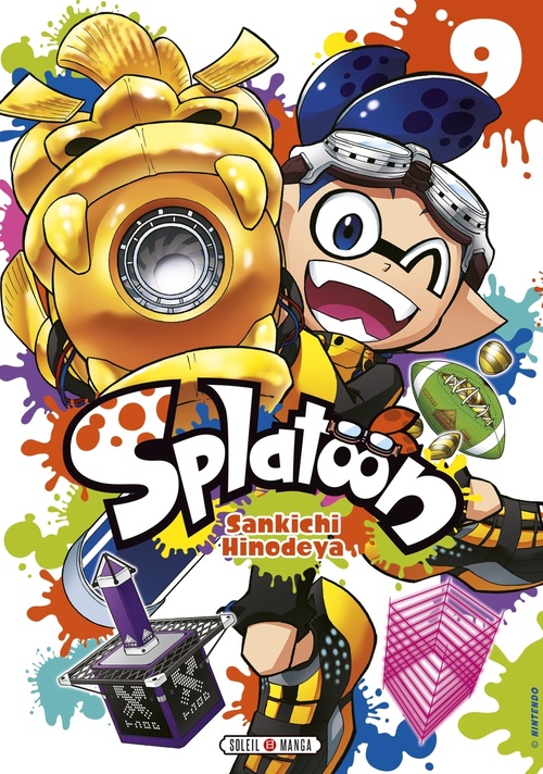 ebook cover of Splatoon T09, by Sankichi Hinodeya
