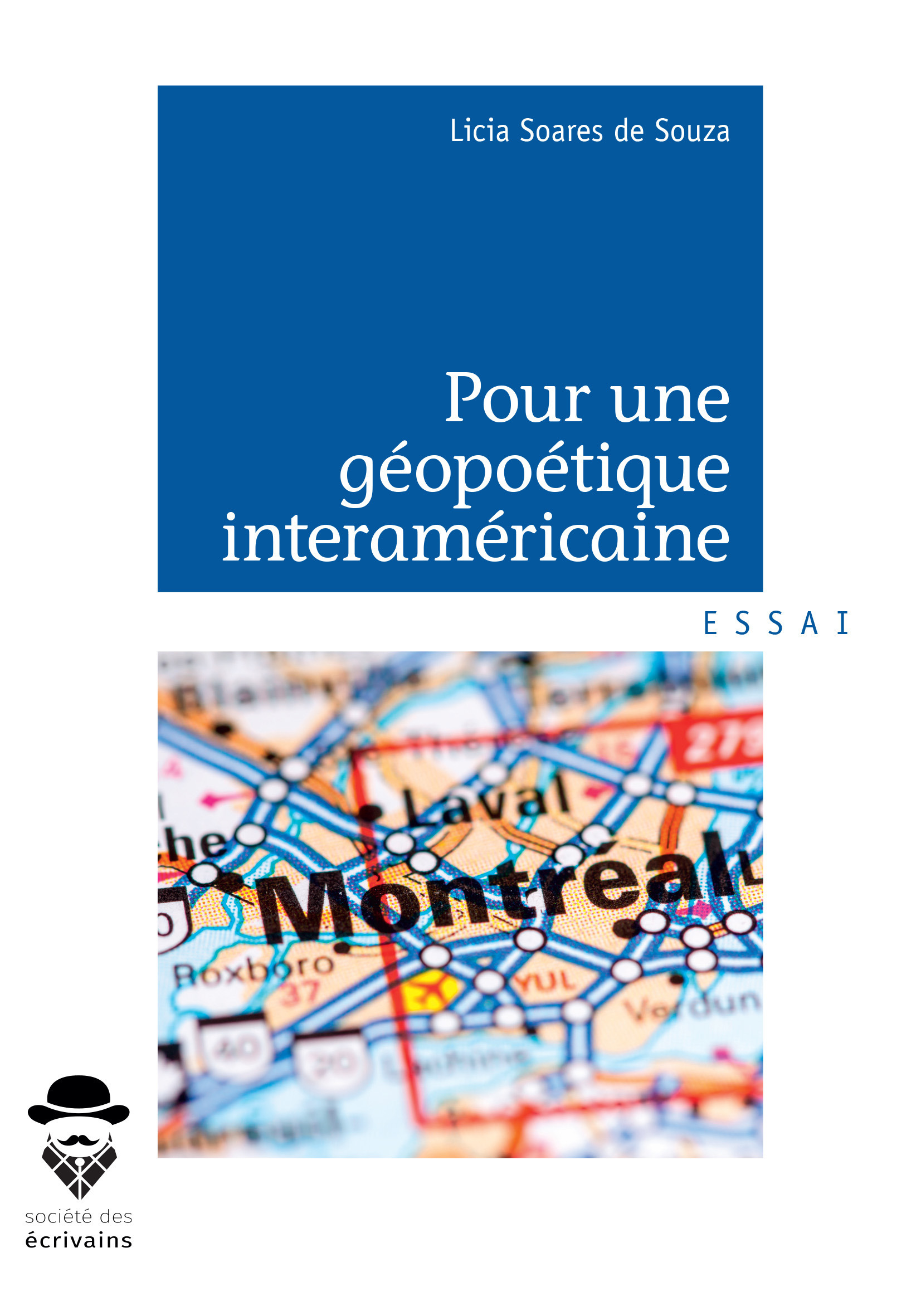 ebook cover of Pour une géopoétique interaméricaine, by Licia Soares de souza
