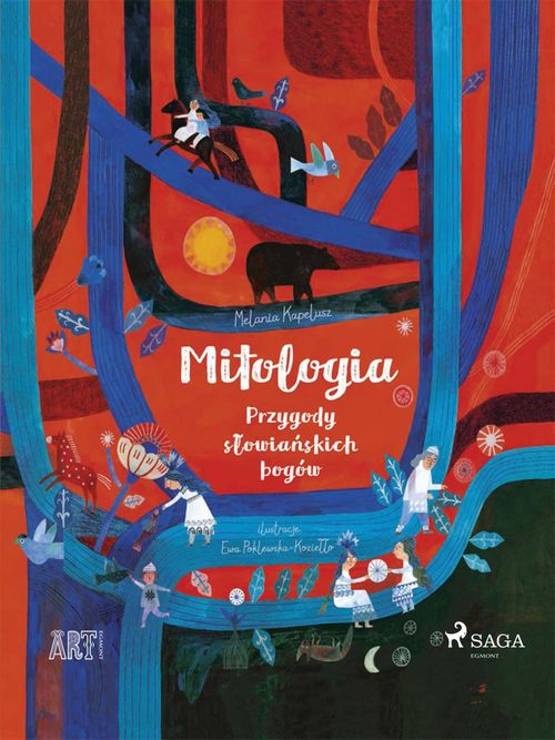 Couverture ebook de Mitologia - Przygody slowia´nskich bogów, de Melania Kapelusz