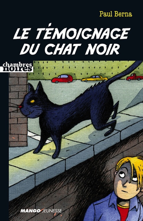 Couverture ebook de Le témoignage du chat noir, de Paul Berna