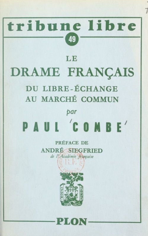 Couverture ebook de Le drame français, de Paul Combe