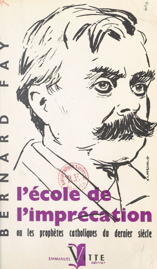 Couverture ebook de L'école de l'imprécation, de Bernard Fay