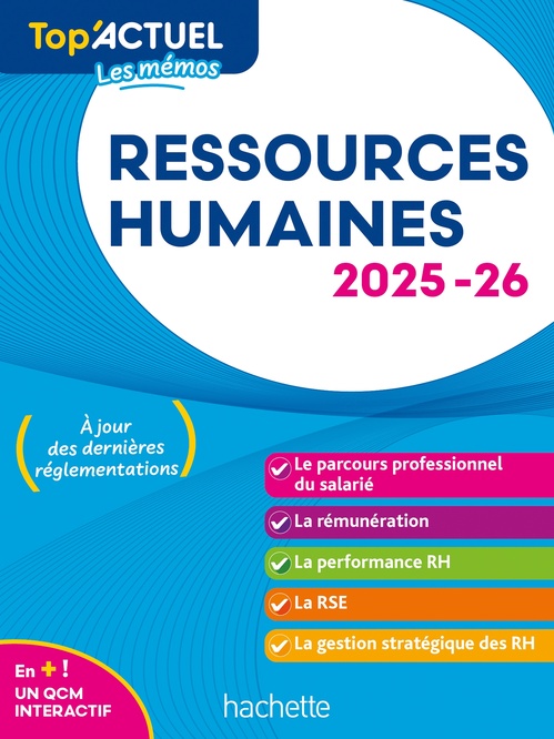 Couverture ebook de Top'Actuel - Ressources Humaines (RH) 2025-2026, de Hamza Merabet