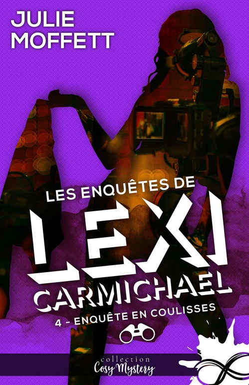 ebook cover of Enquête en coulisses, by Julie Moffett