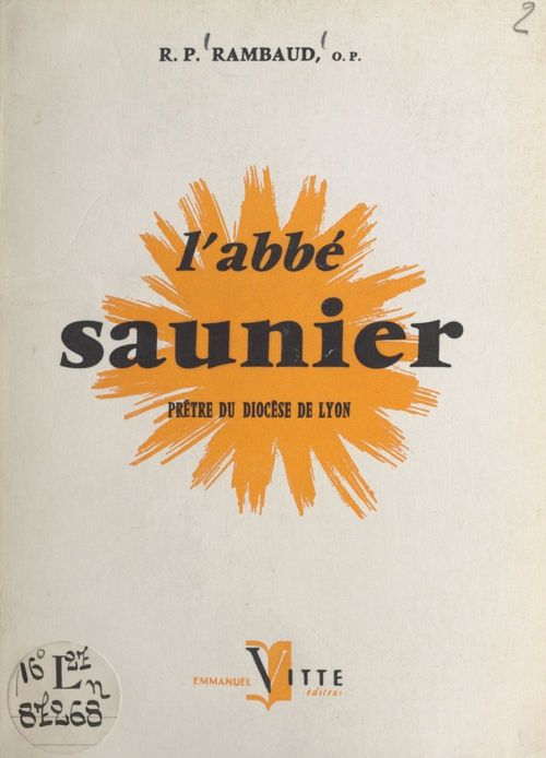 Couverture ebook de L'abbé Saunier, de Louis Jean-Dominique Rambaud