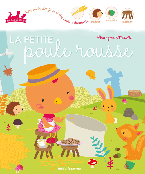 Couverture ebook de La petite poule rousse , de Bérengère Motuelle
