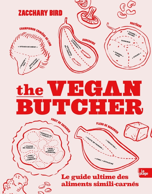 Couverture ebook de The vegan butcher, de Zacchary Bird