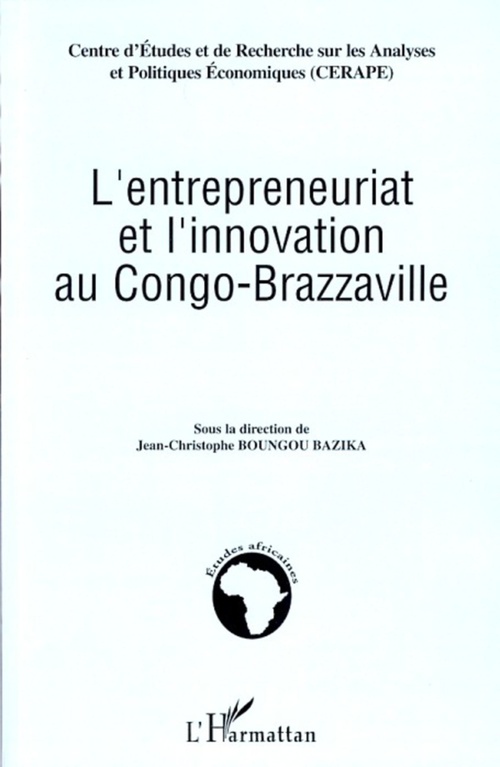 ebook cover of L'entrepreneuriat et l'innovation au Congo-Brazzaville, by Jean-christophe Boungou bazika