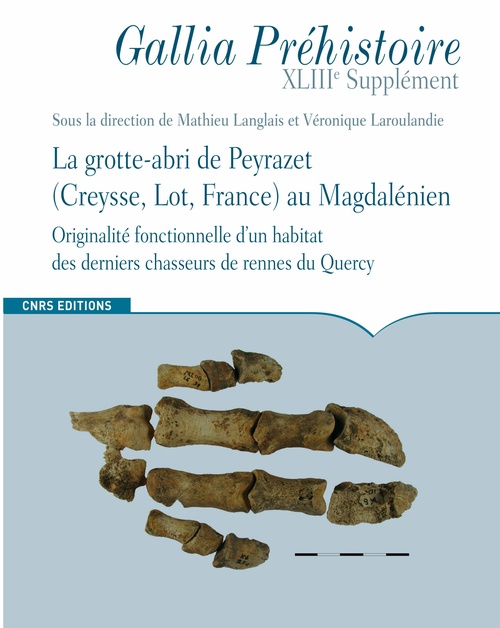 ebook cover of La grotte-abri de Peyrazet (Creysse, Lot, France) au Magdalénien, by