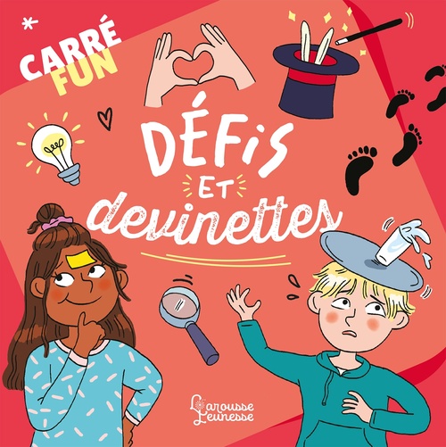 Couverture ebook de Carré fun - Défis et devinettes, de Aurore Meyer