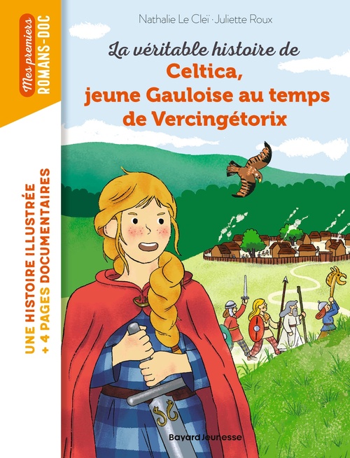 Couverture ebook de Celtica, jeune gauloise au temps de Vercingétorix, de Nathalie LE CLEI
