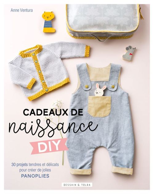Couverture ebook de Cadeaux de naissance DIY, de Anne Ventura