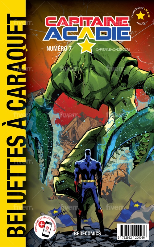 ebook cover of Capitaine Acadie T.7 - Beluettes à Caraquet, by Daniel Bouffard, Dany Bouffard