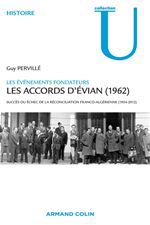 Couverture ebook de Les accords d'Evian (1962), de Guy Pervillé