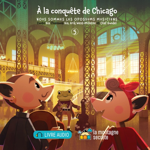 Couverture audiobook de À la conquête de Chicago !, de Bïa Krieger