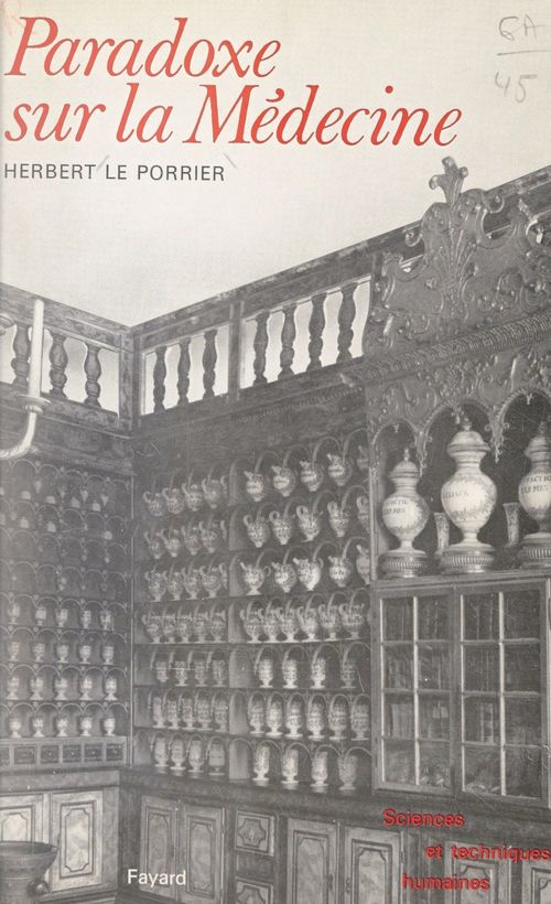 ebook cover of Paradoxe sur la médecine, by Herbert Le Porrier